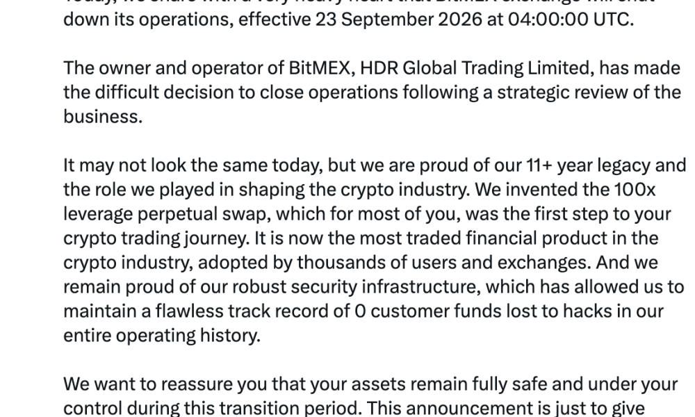 BitMEX Closure Raises Questions About Crypto Consolidation