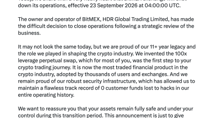 BitMEX Closure Raises Questions About Crypto Consolidation