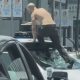 Shirtless Man Arrested After Vandalizing Waymo, Halting Traffic in Busy