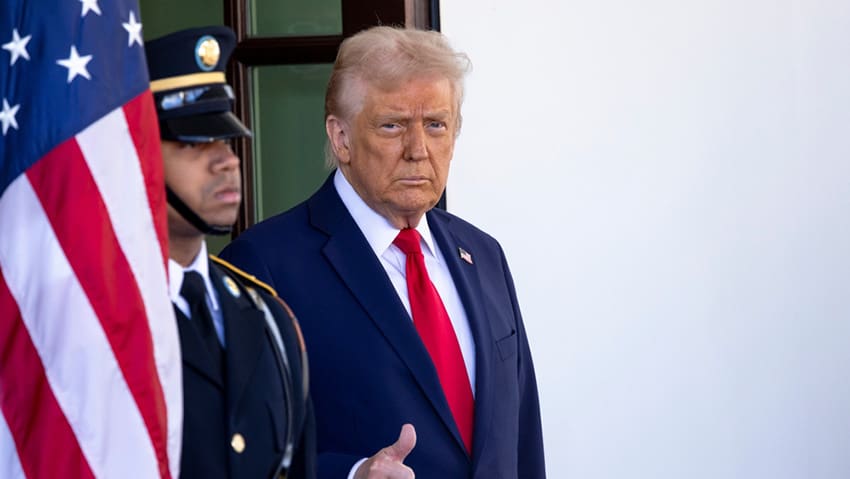 Burnham's first call with Trump