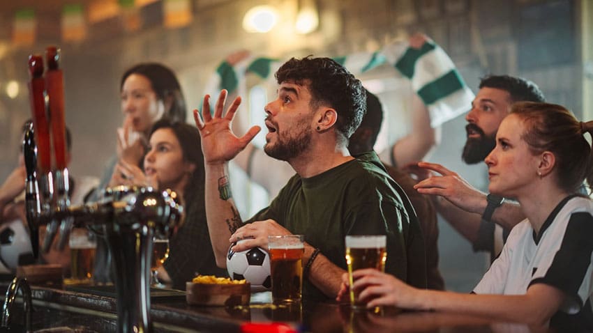 World Cup pub sales up 145% for England v Argentina semi