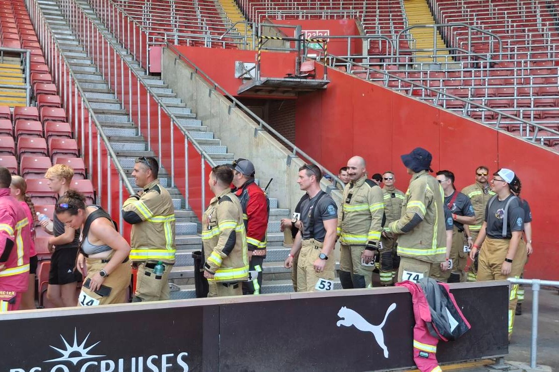 Emergency services unite in Southampton for 9/11 memorial climb bringing Atlanta tradition to the UK