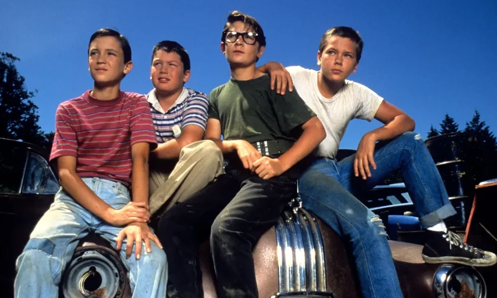Wil Wheaton, Jerry O'Connell, Corey Feldman, River Phoenix in Stand by Me