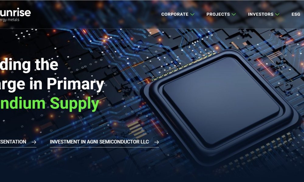 Sunrise Energy Metals Stock Jumps 13% to $16.82 as Blistering