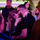 Taylor Swift and Travis Kelce share a kiss at XS Nightclub as Kansas City Chiefs celebrate Super Bowl win