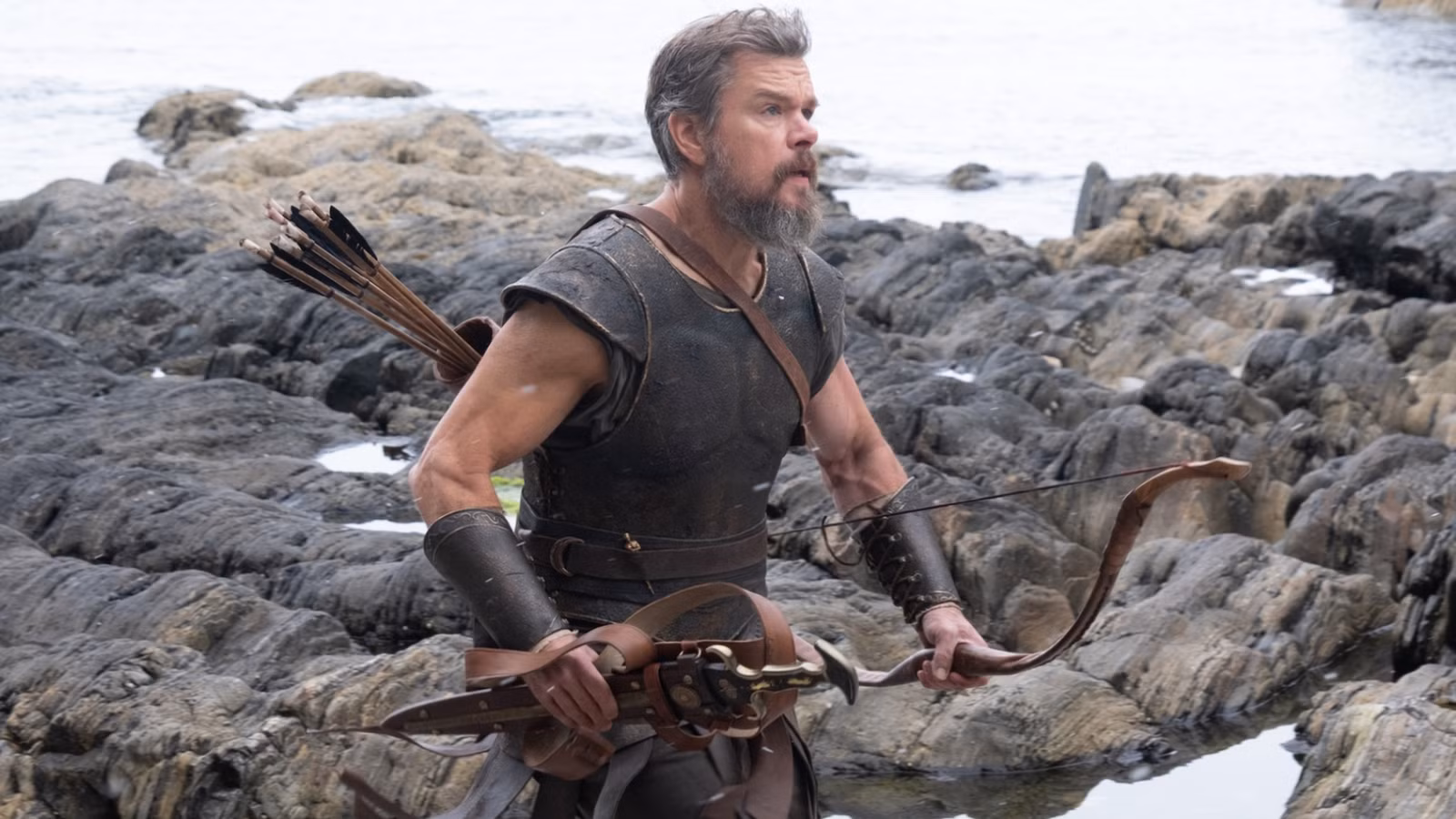 Matt Damon as Odysseus in The Odyssey (2026)