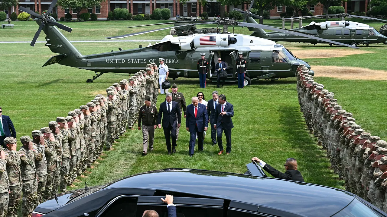 President Trump discusses Iran, economy at defense summit in Pennsylvania