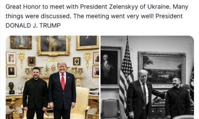 Trump and Zelenskyy Meet at White House to Discuss Patriot