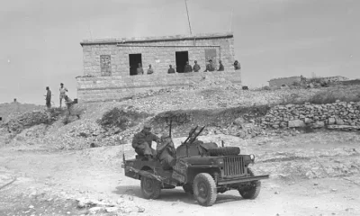 IOF soldiers in Sa'sa', Upper Galilee, during Operation Hiram, which redrew the borders between Palestine and Lebanon