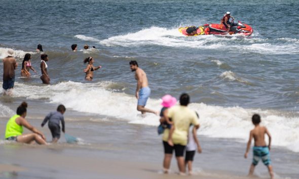 Swimmer bitten in suspected shark attack at New York City beach