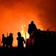 Firefighters battle wildfires in Portugal and Greece