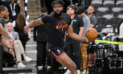 Mitchell Robinson says injury came from hitting truck