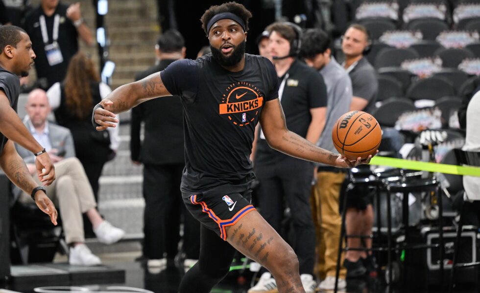 Mitchell Robinson says injury came from hitting truck