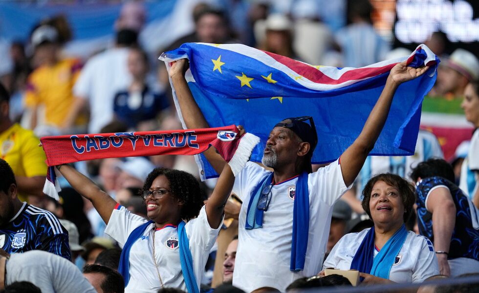 Cape Verde's World Cup team returns home to huge welcome