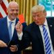 EU lawmakers want investigation of FIFA boss Gianni Infantino over contact with Trump