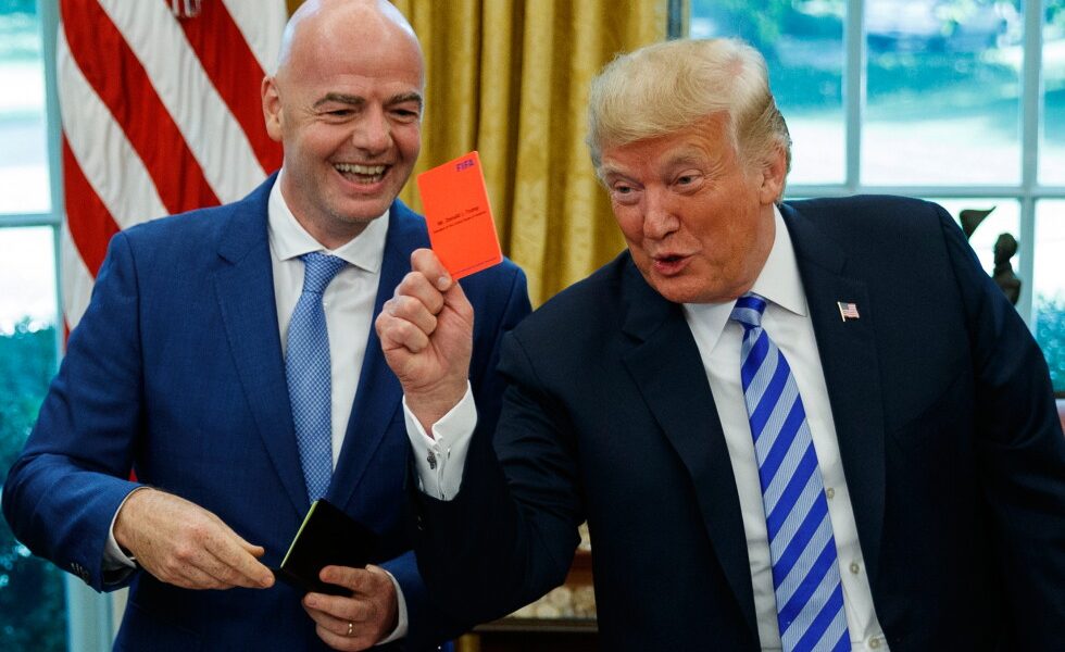 EU lawmakers want investigation of FIFA boss Gianni Infantino over contact with Trump