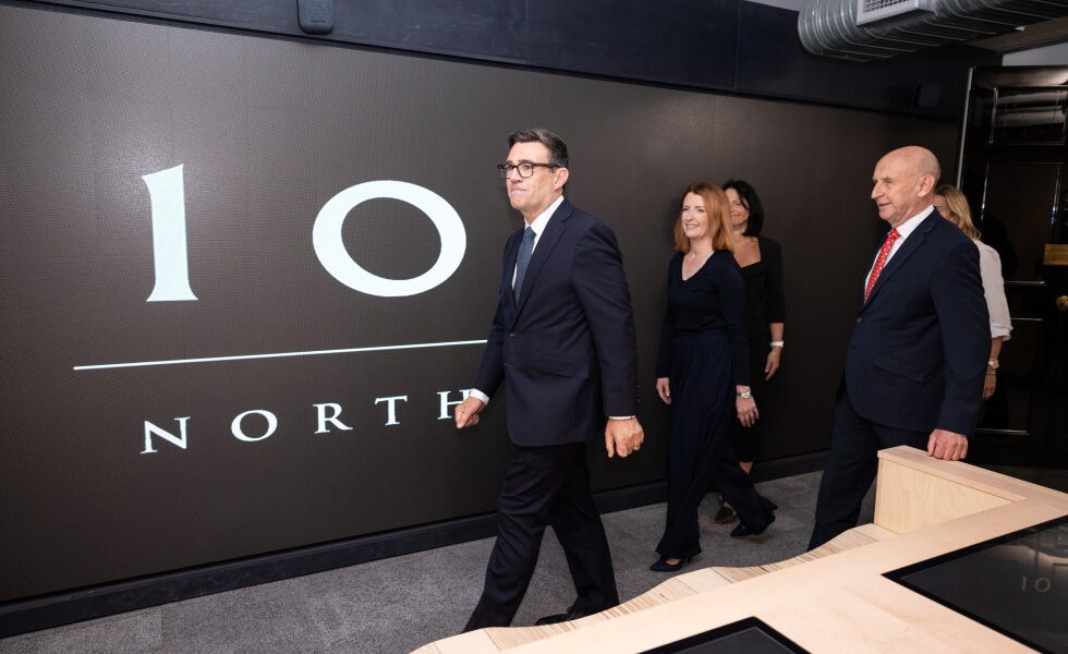 New UK leader Andy Burnham caps a busy first week with a part-time office move to Manchester
