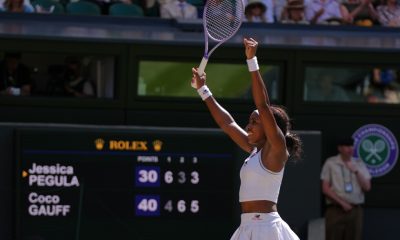 Coco Gauff beats Jessica Pegula to reach Wimbledon semifinals as temperature rises
