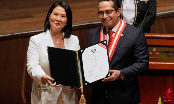 Fujimori's party wins Senate presidency in Peru before presidential inauguration