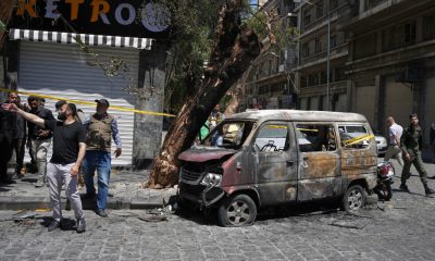 Suspects arrested for explosions during Macron's Syria visit