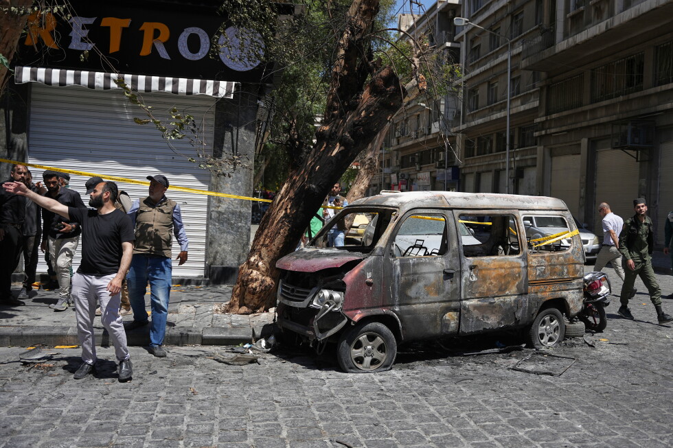 Suspects arrested for explosions during Macron's Syria visit