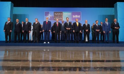 Erdogan surprises NATO summit leaders with custom-engraved revolvers