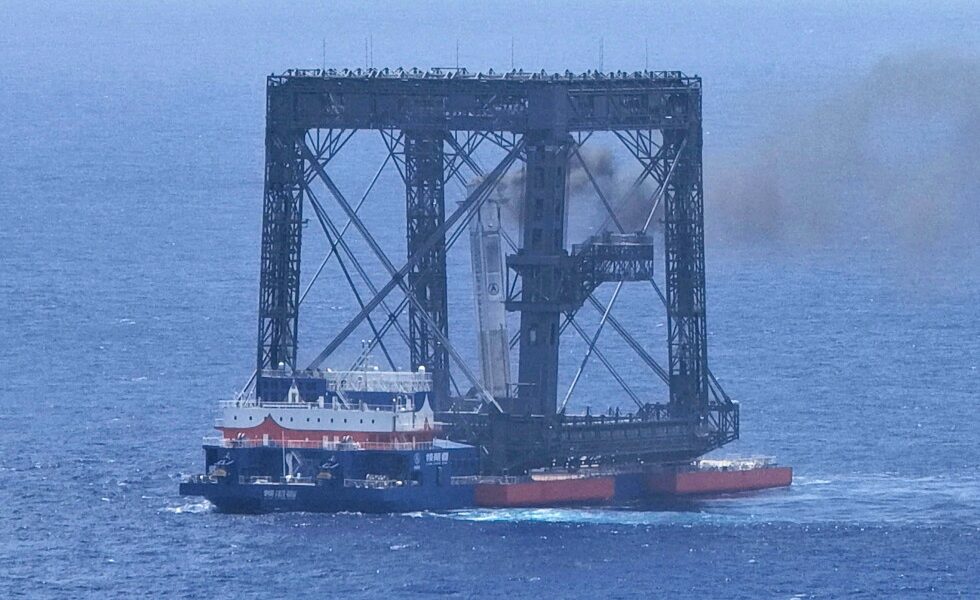 China recaptures the first stage of a space rocket
