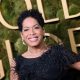 US actress Liza Colon-Zayas, a Golden Globe nominee for her work on 'The Bear,' was one of the first on the red carpet