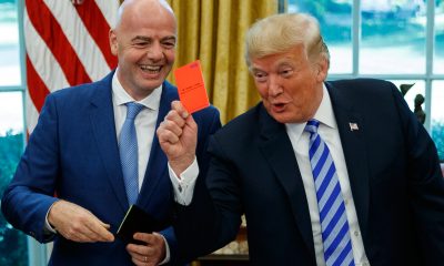 Trump was introduced to red and yellow cards in 2018