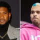 Usher and Chris Brown Spotted Getting into Argument Hours Before Separately Taking the Stage at Lovers & Friends