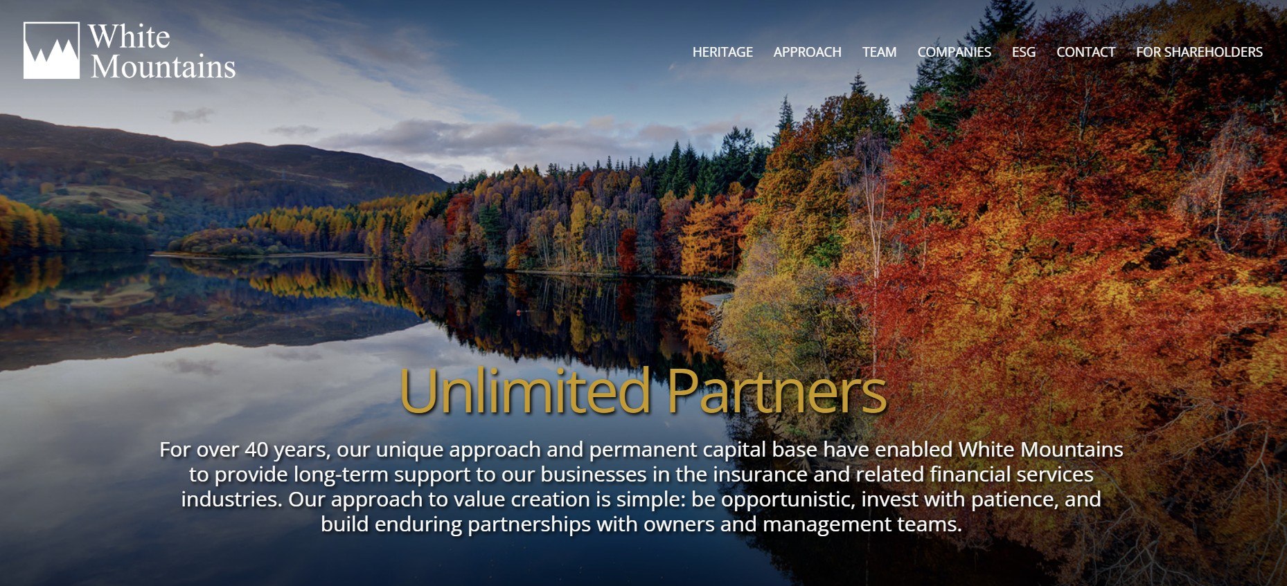 White Mountains Insurance Jumps Over 5% as Its Stock Nears