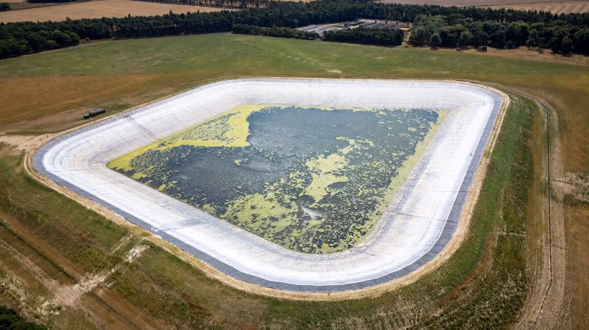 Suffolk reservoir runs out of water as farmer describes 'incredibly testing' year