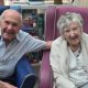 Celebrating Margaret and Dennis' 75th wedding anniversary at Russell Churcher Court, Gosport