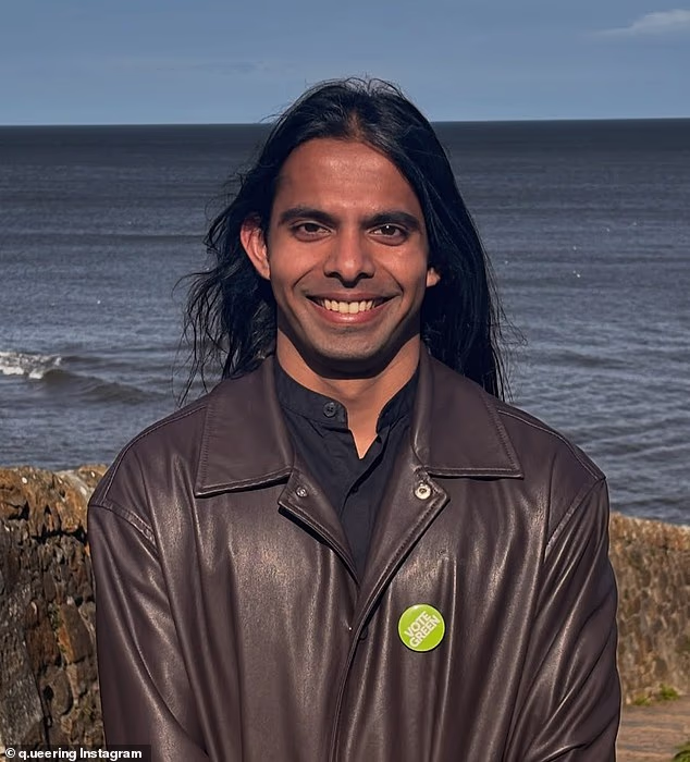 Q Manivannan was elected as an MSP for the Edinburgh and Lothian East region for the Scottish Greens in May, but has sparked outrage with their comments on rape
