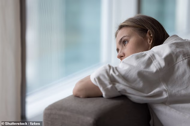 Teenagers experiencing 'social jet lag' due to early starts on school days and lie ins on weekends may suffer from increased anxiety, a study has suggested (picture posed by model)