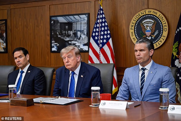 Donald Trump is demanding jail for the 'leakers' who exposed his furious clash with Pete Hegseth over hidden munitions shortages