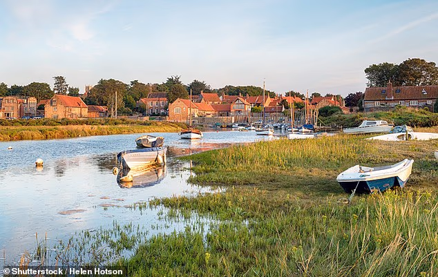 The village of Blakeney in Norfolk, which Sybilla compares to the London borough of Richmond