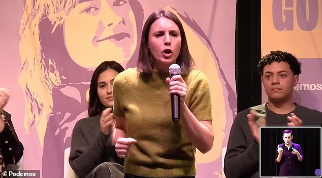 Podemos' Irene Montero asking migrants not to leave Spanish people 'alone with fascists'
