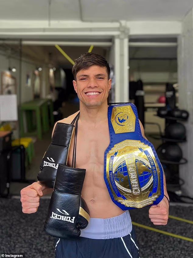 Afghan professional boxer Sharif Ahmadzai - who arrived in Greece on a small boat before marrying an American Christian has been arrested