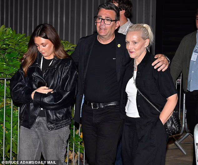 Andy Burnham, pictured with his wife Marie-France van Heel and daughter Rosie in June, is taking a holiday with his family after just two weeks as Prime Minister