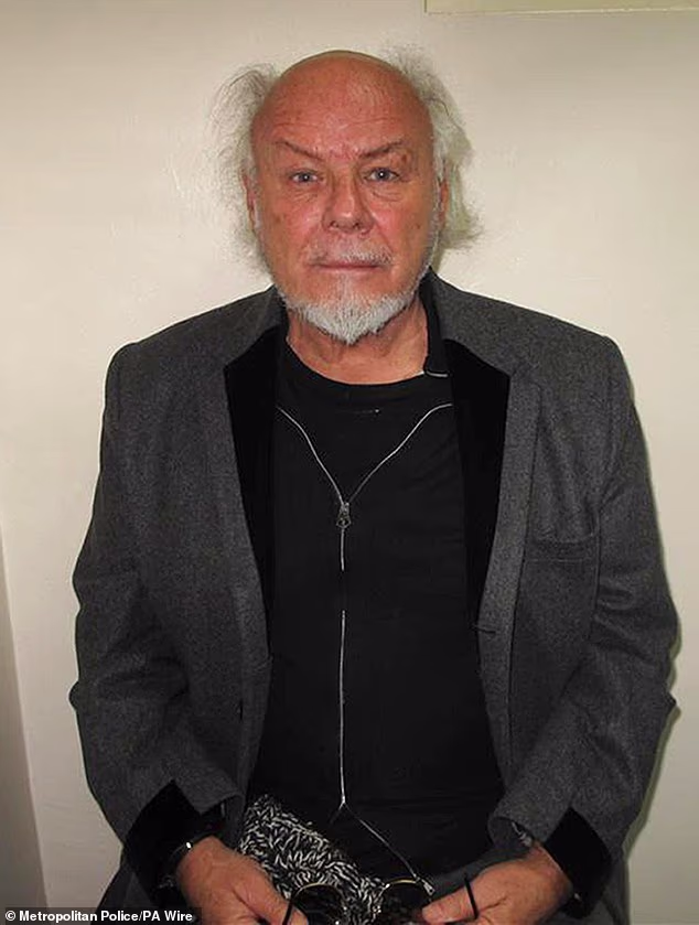 Gary Glitter, pictured in 2015 after he was jailed for sexually abusing three schoolgirls