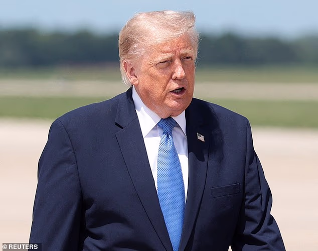 A 'heavily armed' man was arrested after he was seen wandering around Donald Trump's California golf course just days before the President was set to host a fundraiser there