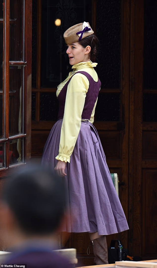 Debut: Suri dresses the part for her show at the Edinburgh Fringe Festival