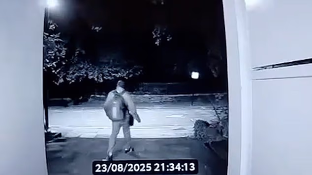 This is the chilling moment a serial Tube sex attacker leaves his home and heads towards the site where he murdered a woman