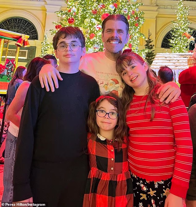 Perez Hilton's mother filed to obtain temporary custody of his children, Mario, 13, Mia, 11, and Mayte, eight, in the wake of his shocking self-harm livestream last week