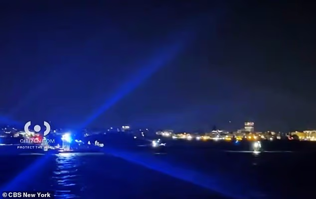 Multiple emergency response units were seen in the water on Saturday night after reports that a boat overturned