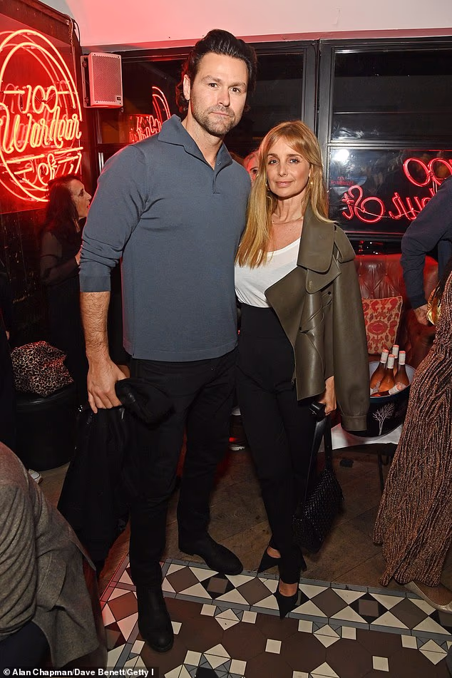 Louise Redknapp has split from her boyfriend Drew Michael after two years together (pictured in March together)