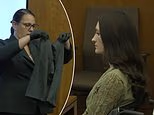 Lindsay Clancy's bloodstained clothes she wore during children's stranglings are put on full display in stunned courtroom: Live updates