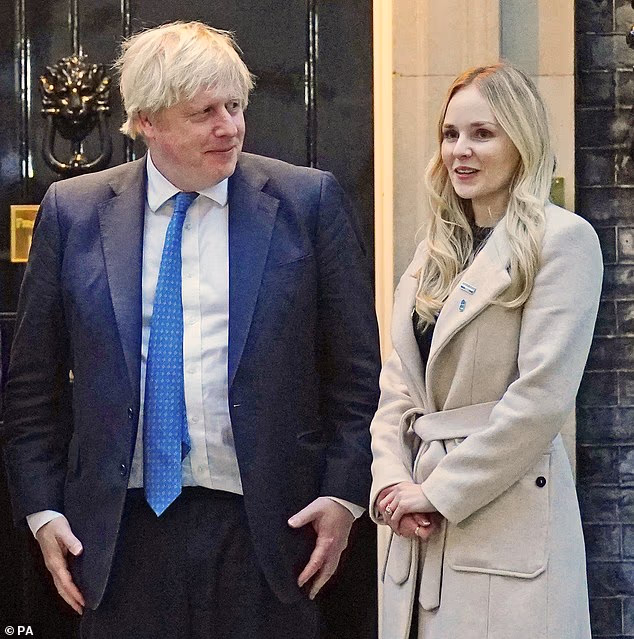 Boris Johnson met Lissie Harper ¿ the widow of PC Andrew Harper ¿ at Downing Street in November 2021, when he was prime minister
