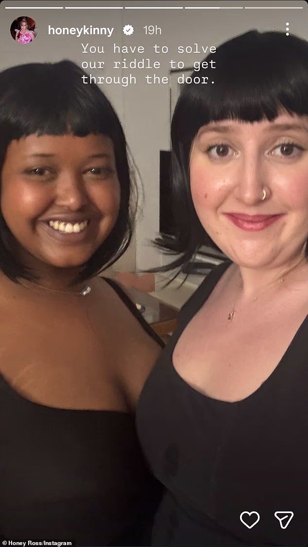 Jonathan Ross' rarely seen son Harvey Ross is preparing to marry his girlfriend Muna Silver (L) as the bride-to-be celebrated her hen do in Portugal at the weekend with his sister Honey (R)